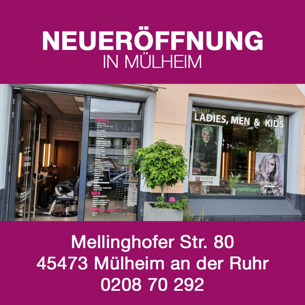 neueroeffnung Friseur Dreyer Muelheim
